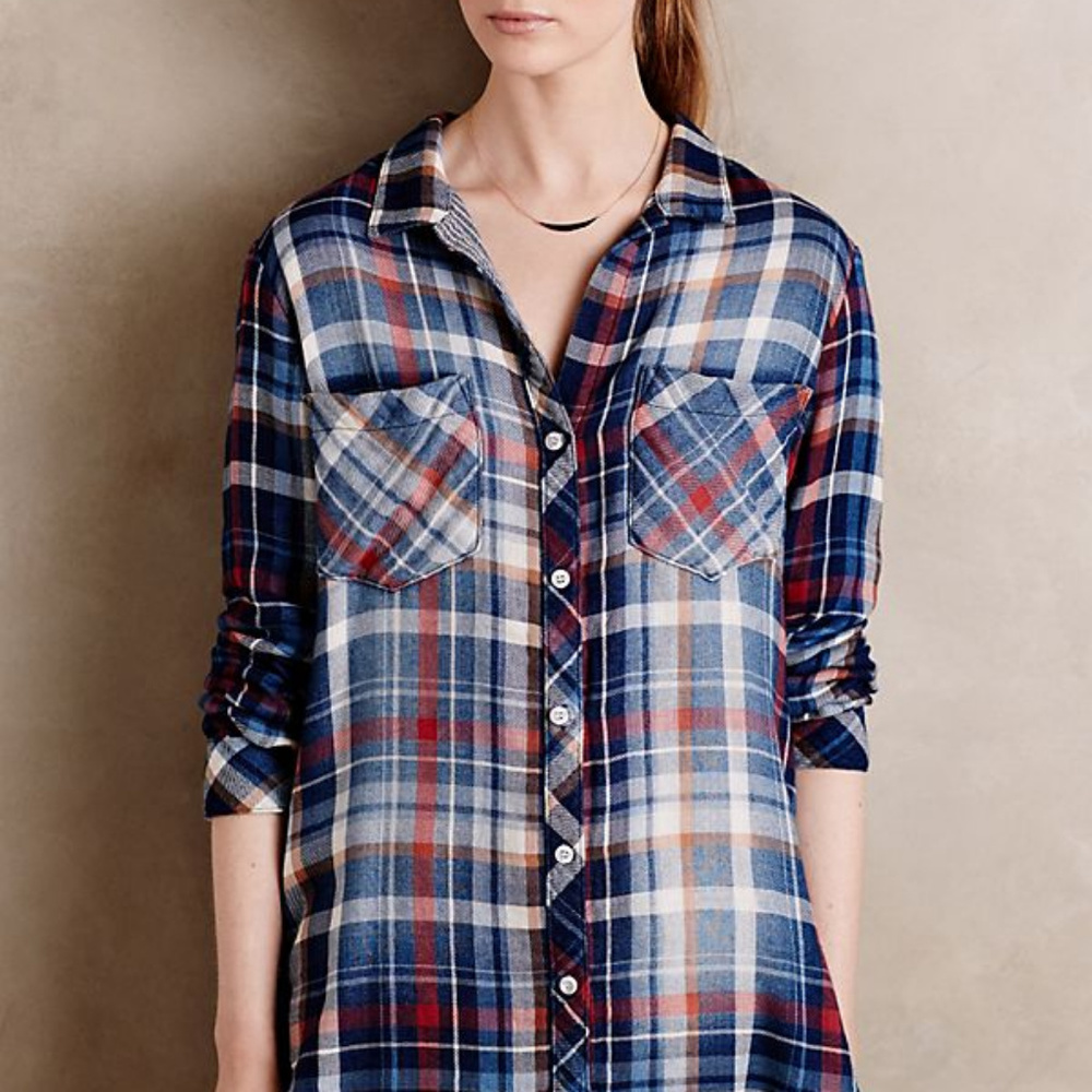 Anthropologie Cloth and Stone Brecken button down